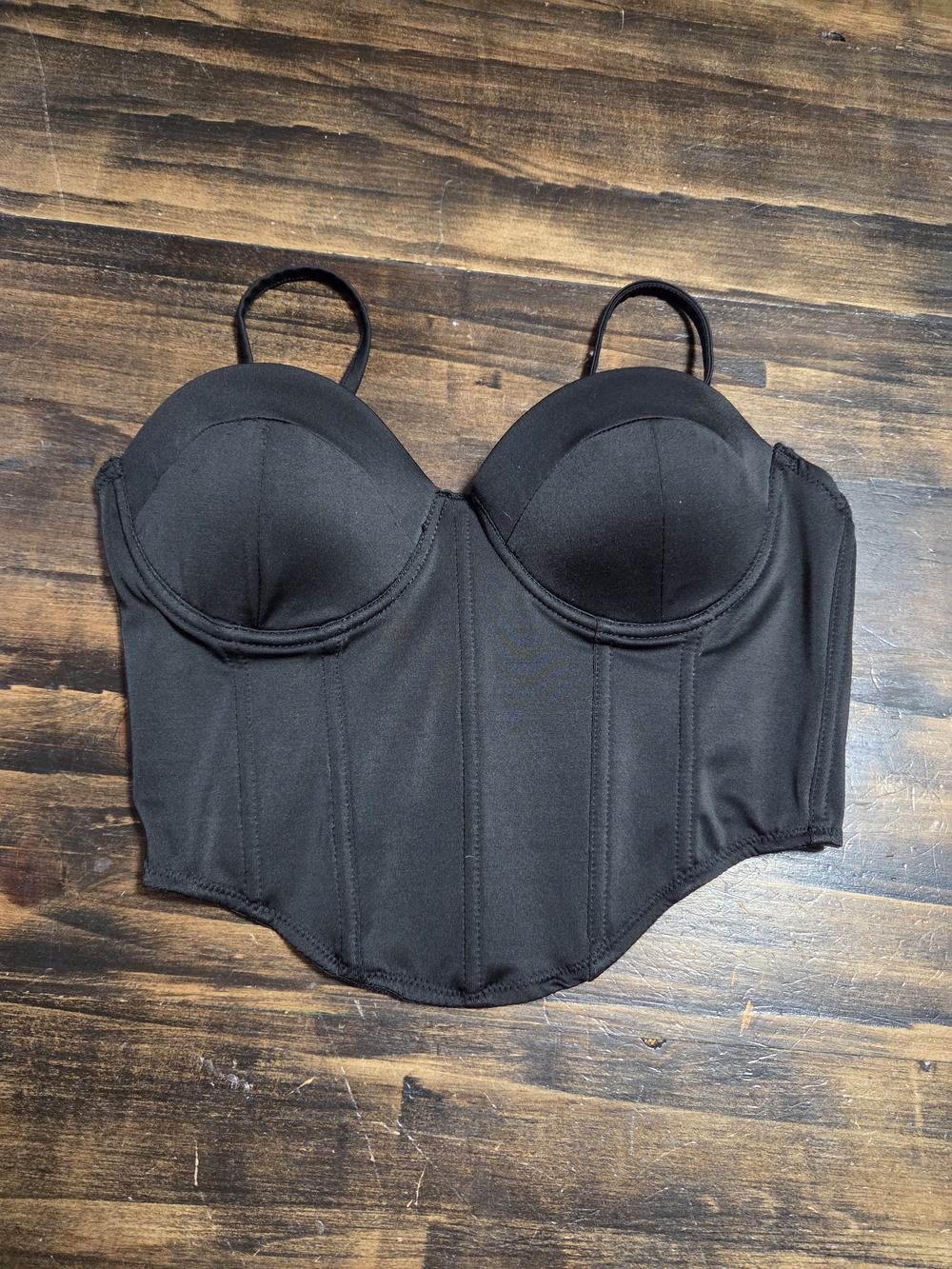 Forever 21 Black Bustier Corset Top